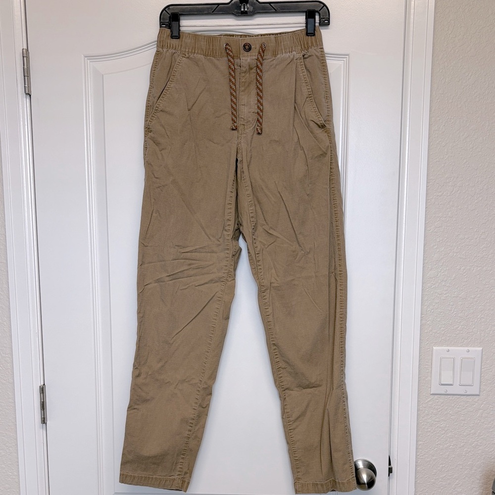 Eddie Bauer Men's Khaki Chinos with Drawstring